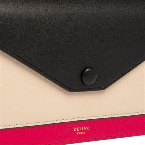 Celine Tri Color Clutch 